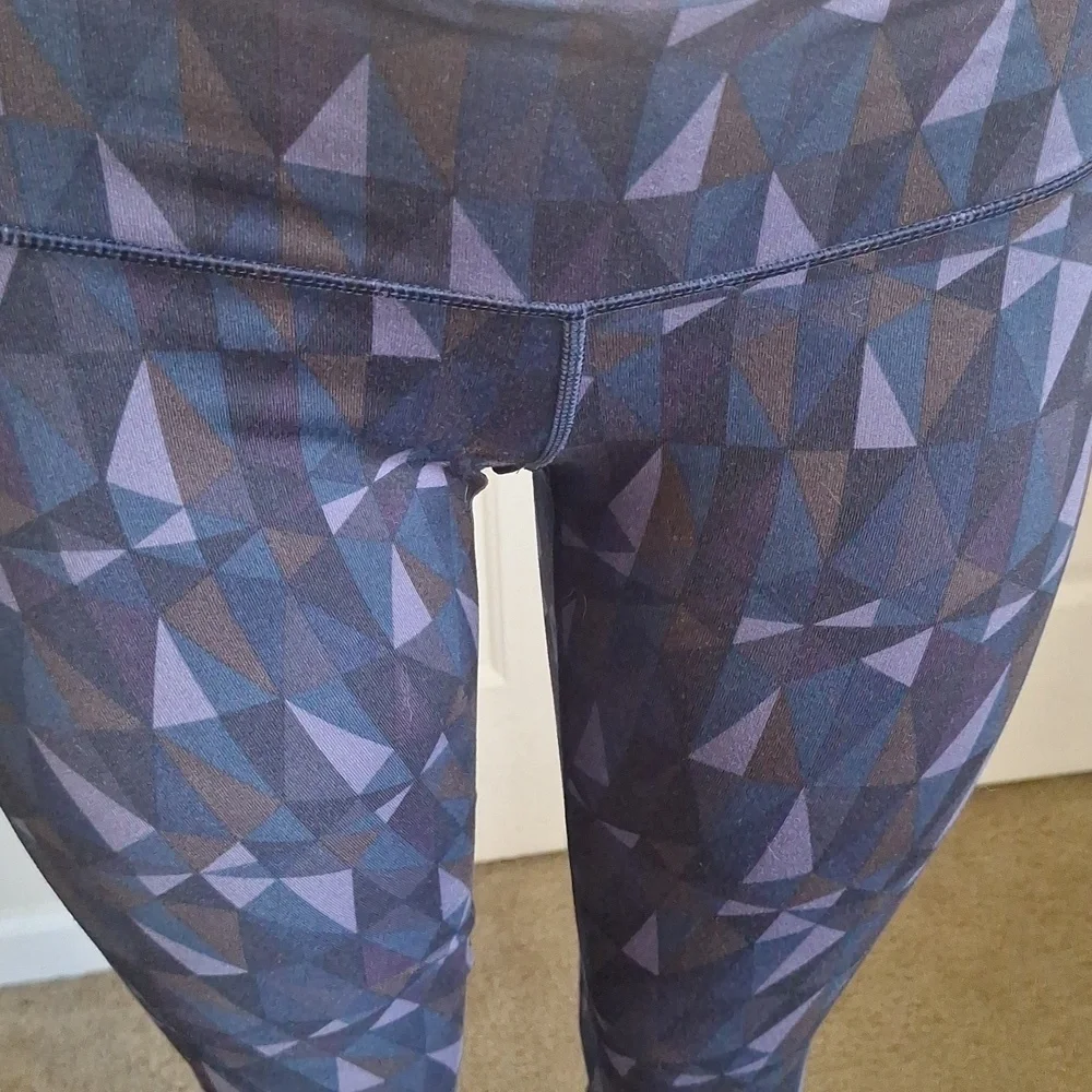 Lululemon Wunder Under Pant II 3D Stained Glass Love Nightfall Size 4